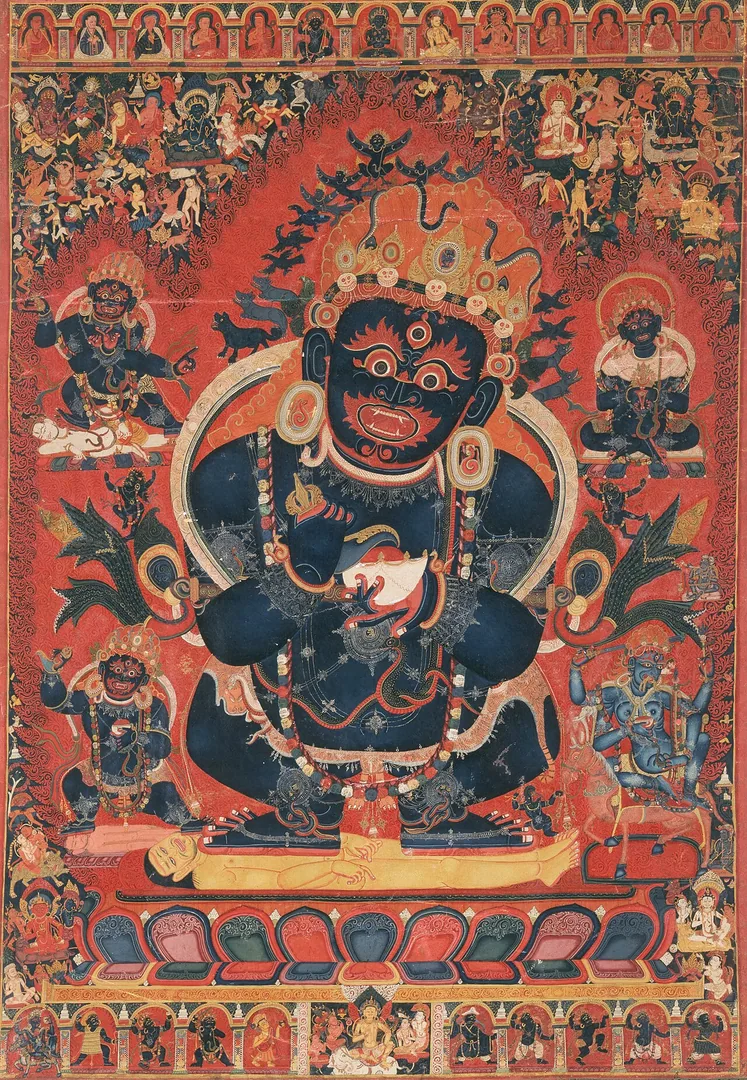 Panjaranātha Mahākāla (Wisdom Protector of the Pavilion) — Rubin Museum of Art · Google Art Project